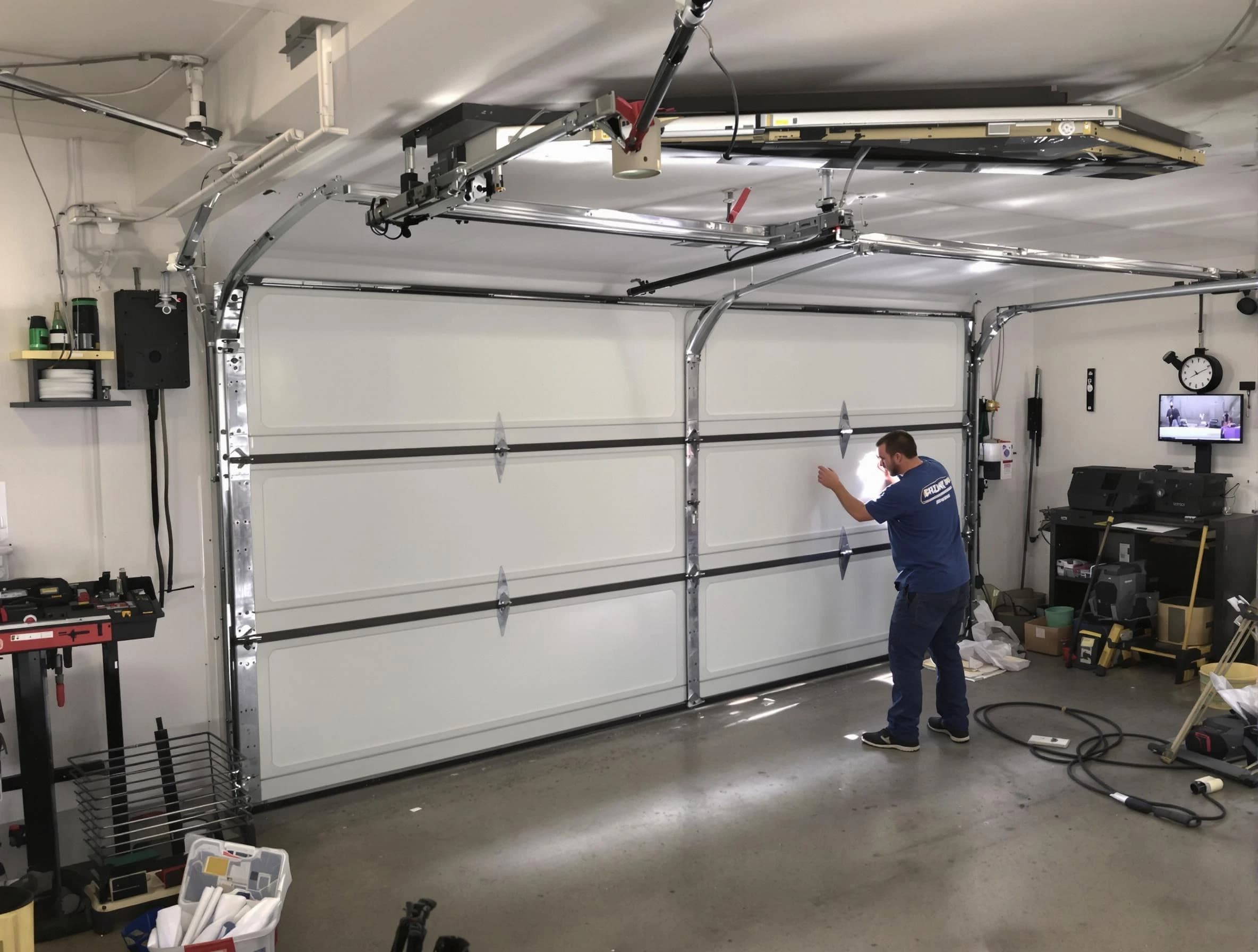 Professional garage door repair service by Choctaw Garage Door Repair in Choctaw