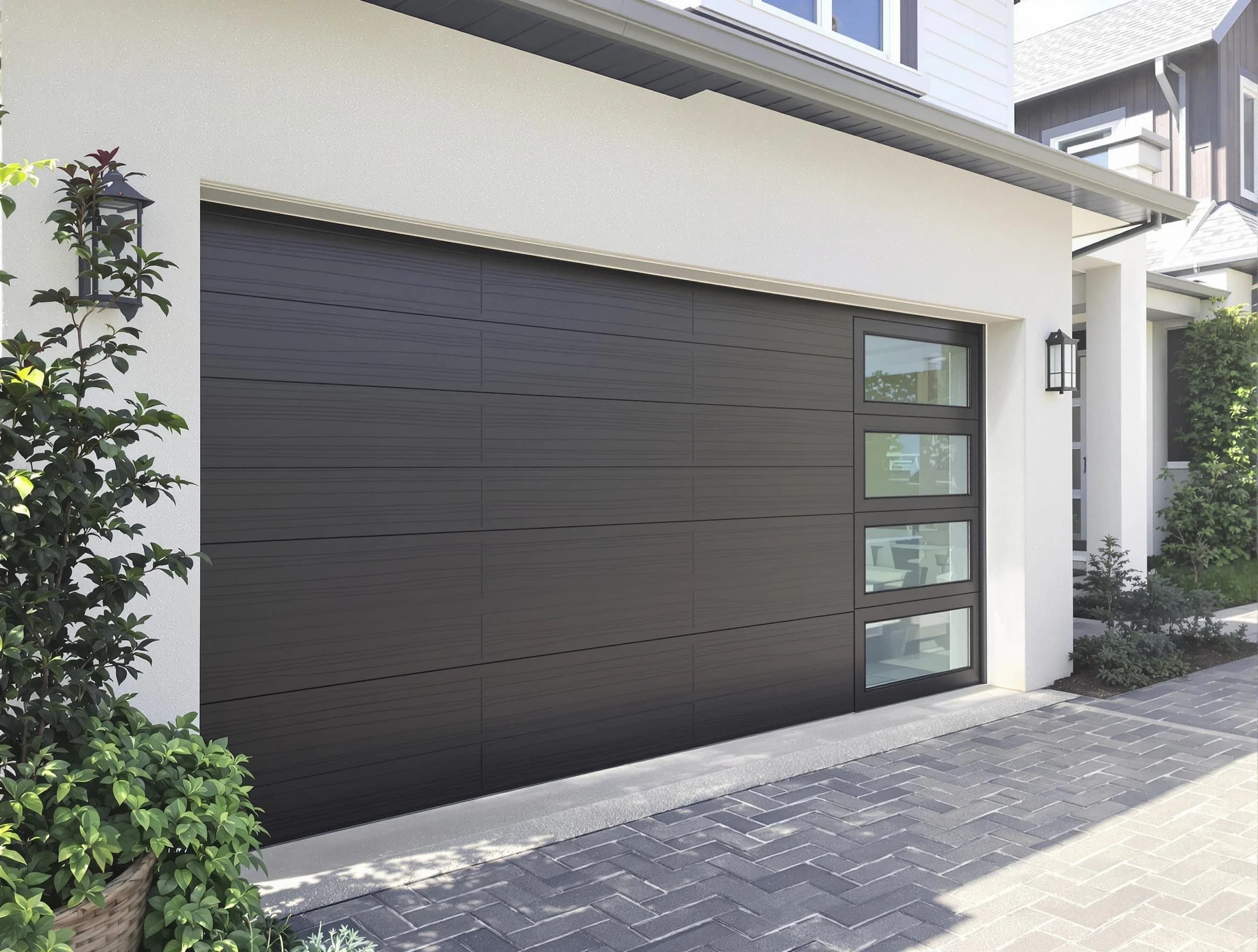 Custom garage door installation by Choctaw Garage Door Repair in Choctaw
