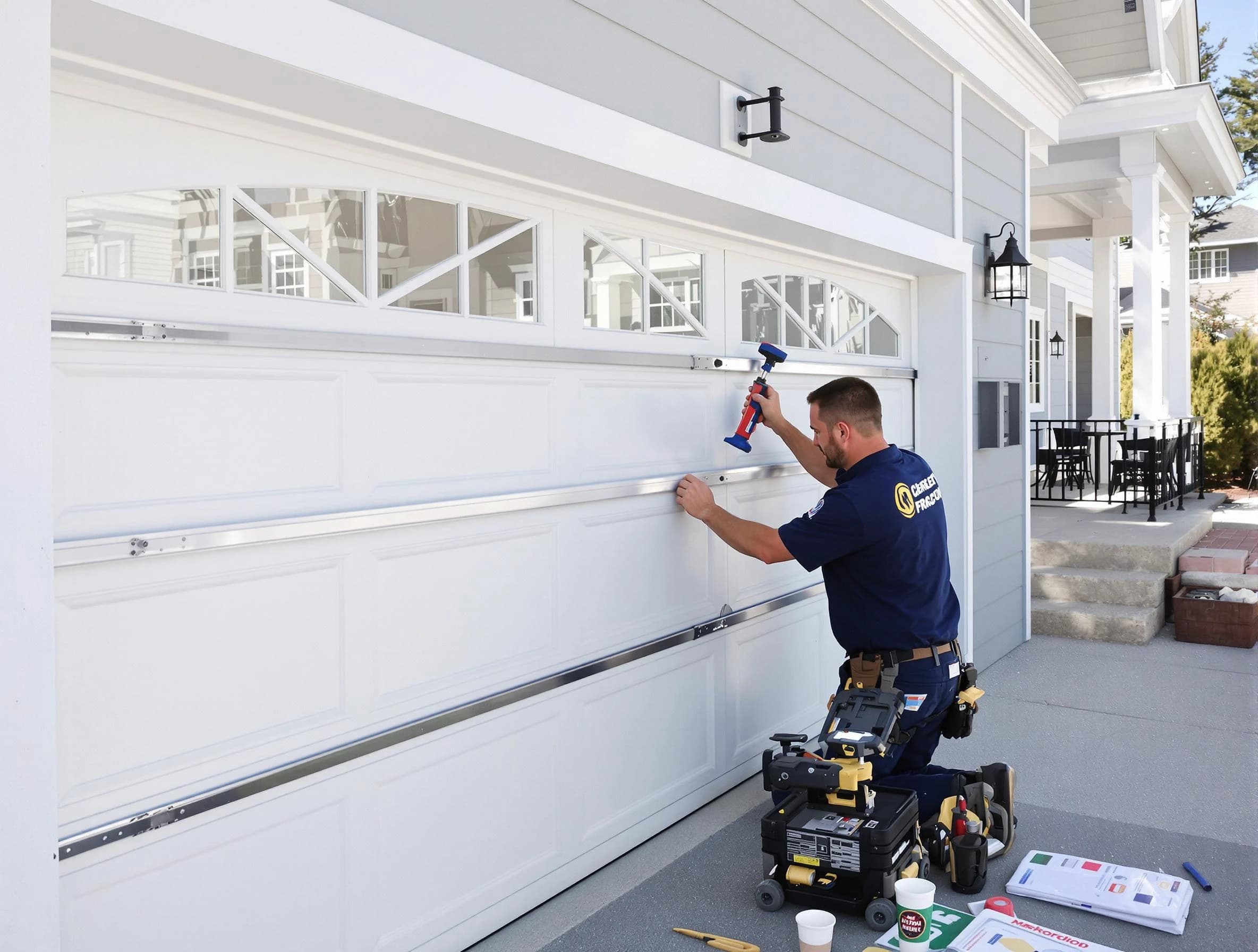 Professional garage door installation by Choctaw Garage Door Repair in Choctaw