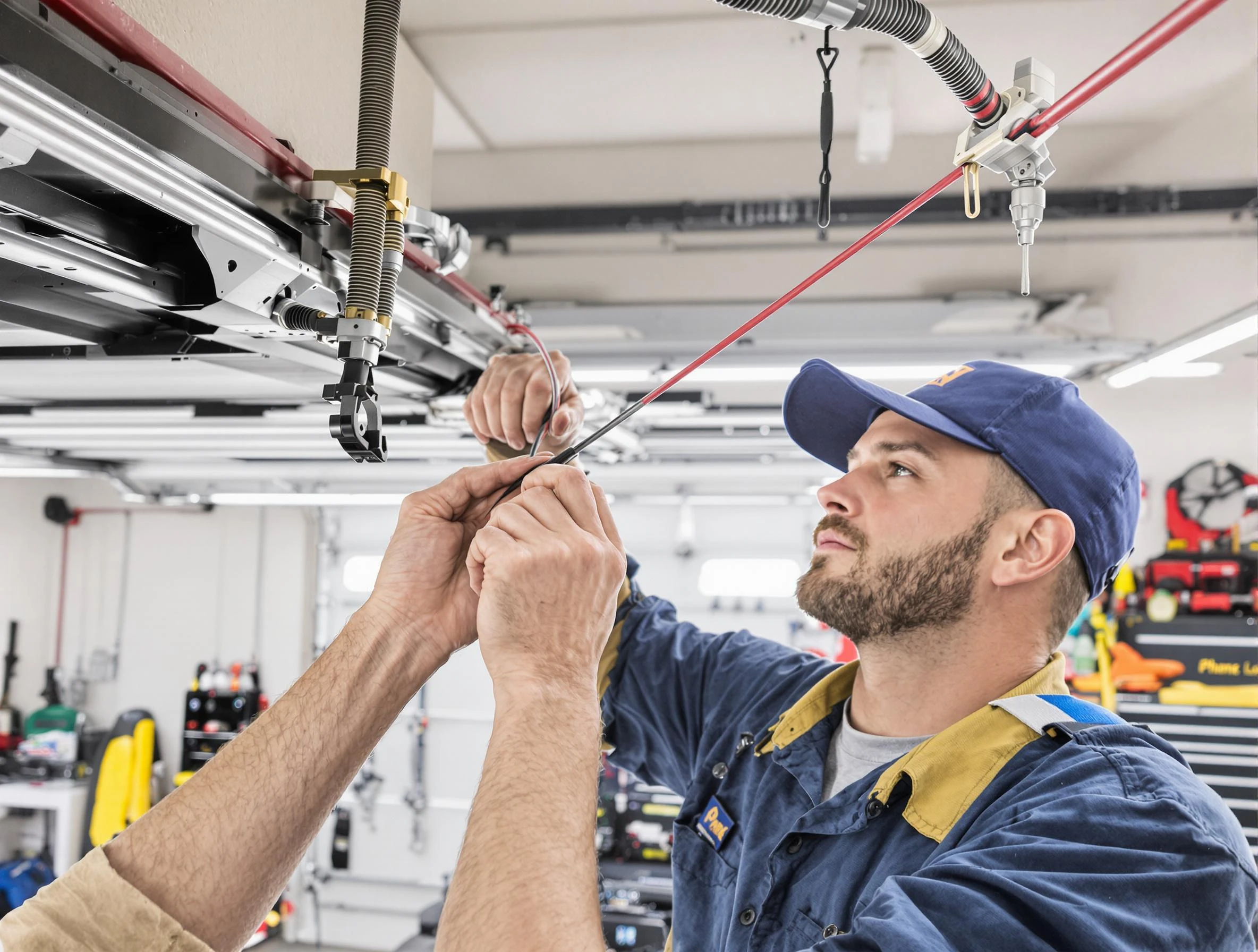 Garage Door Cable Repair in Choctaw
