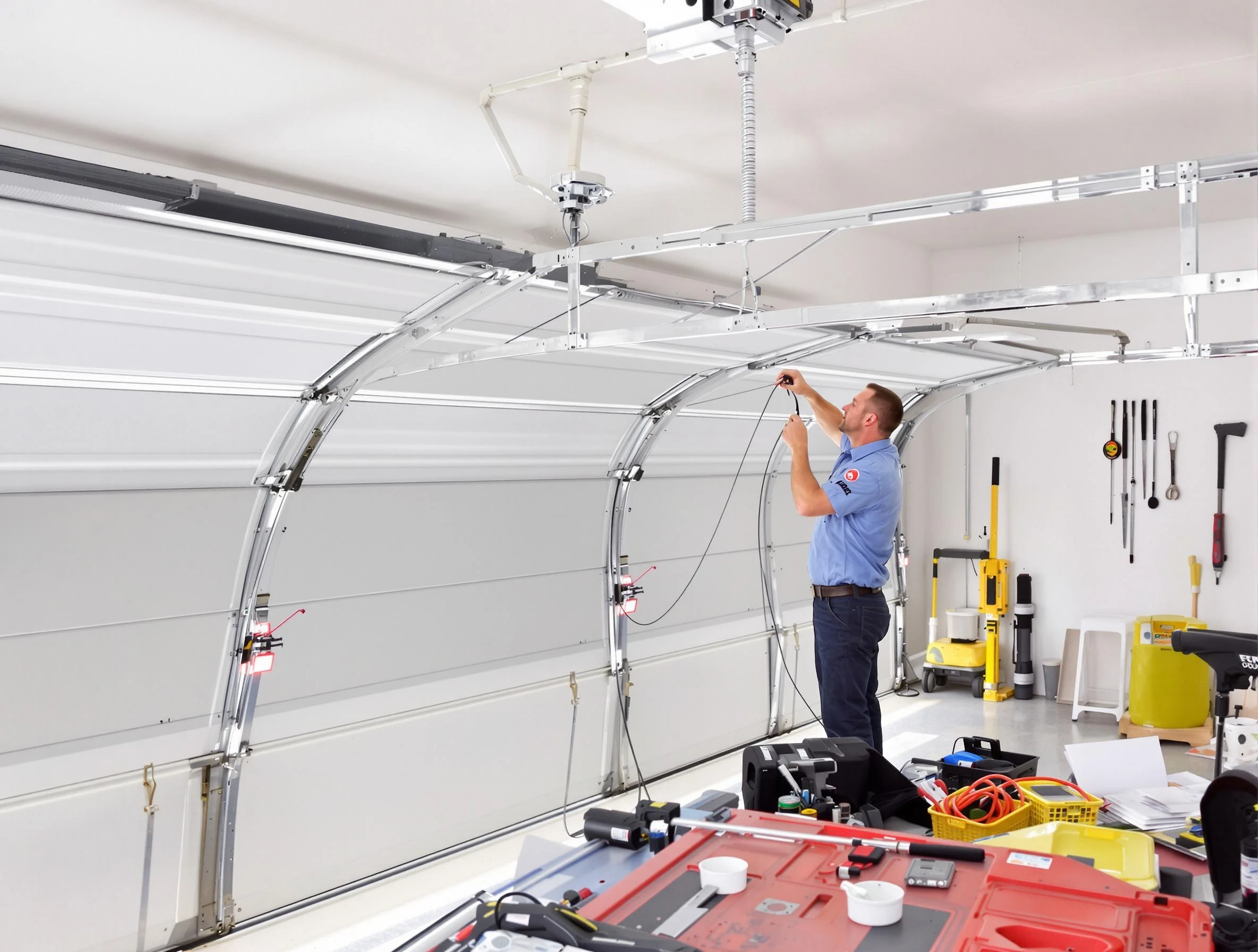 Garage door cable repair service by Choctaw Garage Door Repair in Choctaw
