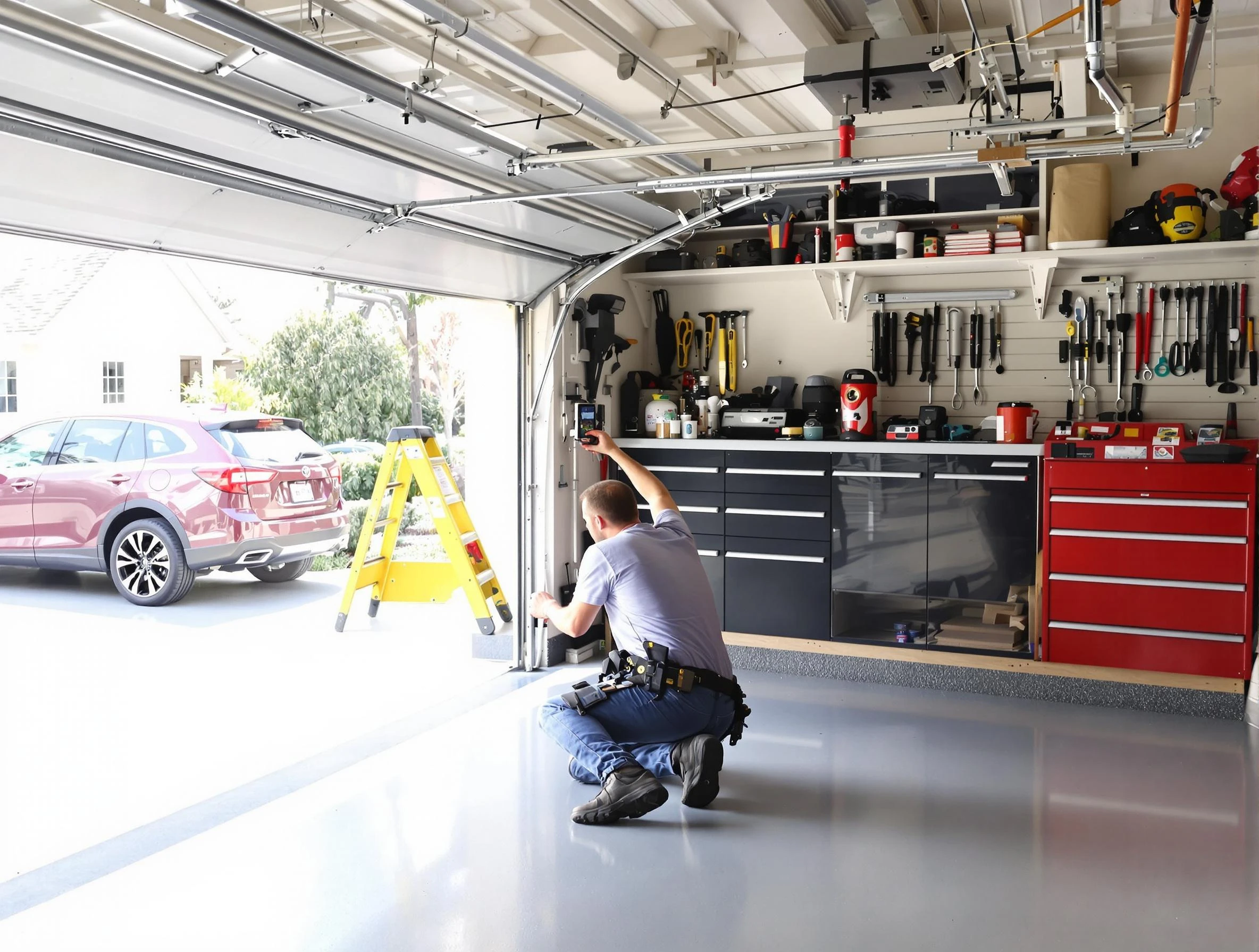 Local garage door repair service by Choctaw Garage Door Repair in Choctaw